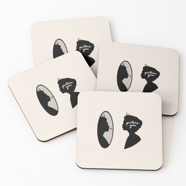 Item preview, Picture You Silhouette Mirror Lipstick Kiss Cursive Lettering designed and sold by aestheticqueen.