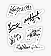 Six of Crows | The Crows' Signatures Sticker