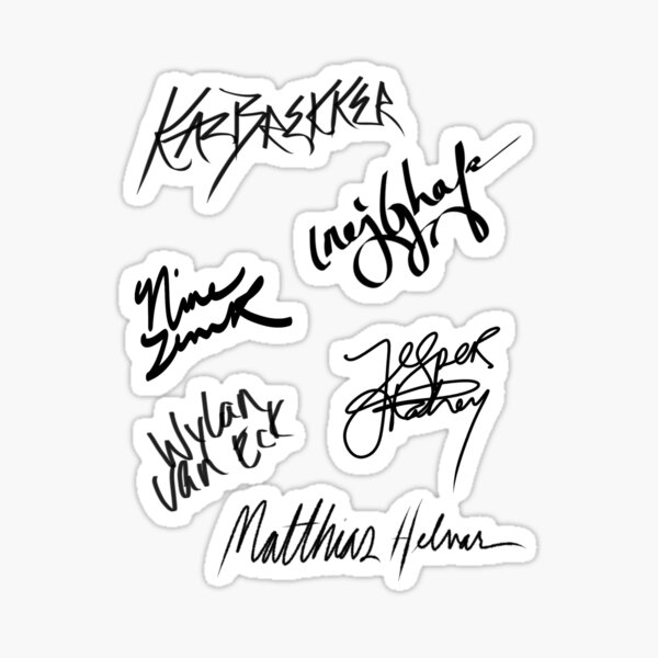 Six of Crows | The Crows' Signatures Sticker