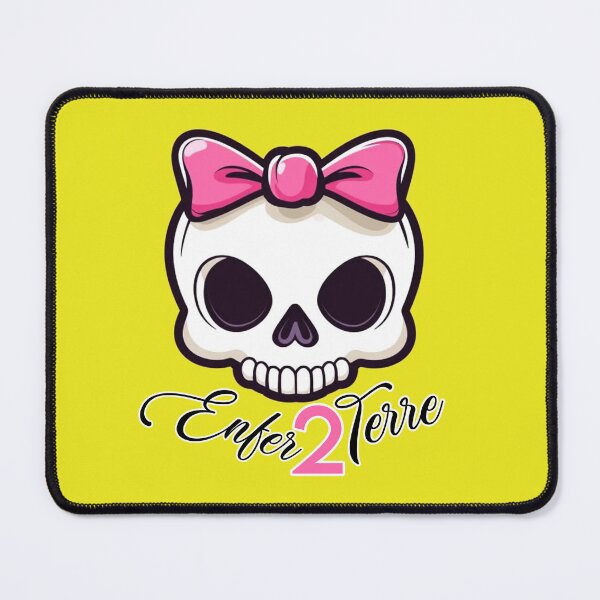 Item preview, Cute Skull with Pink Bow, Kawaii Skull Art, Girly Skull Design designed and sold by ObjCrea123.