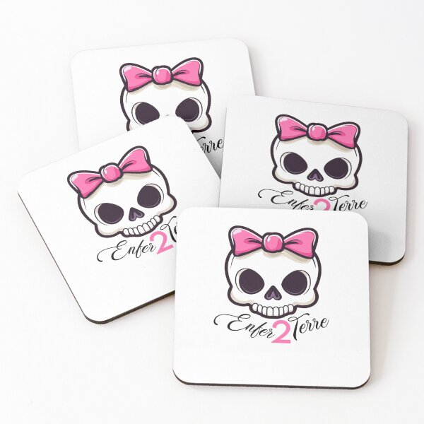 Item preview, Cute Skull with Pink Bow, Kawaii Skull Art, Girly Skull Design designed and sold by ObjCrea123.