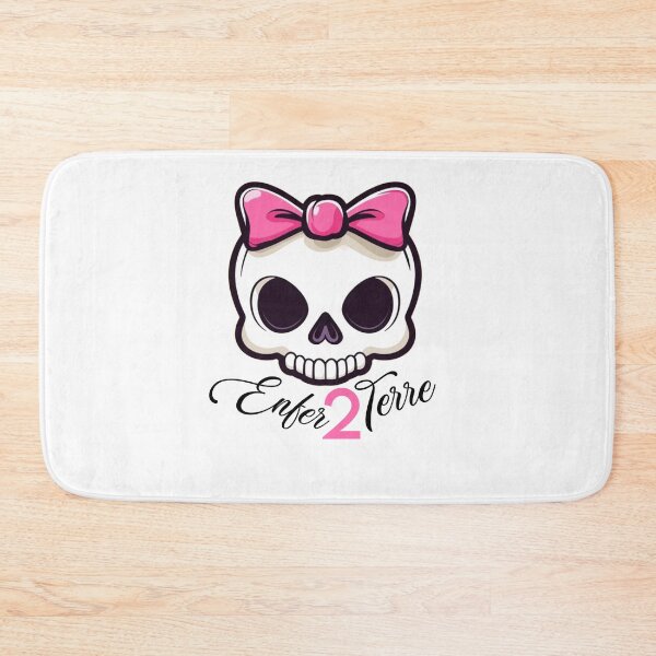 Item preview, Cute Skull with Pink Bow, Kawaii Skull Art, Girly Skull Design designed and sold by ObjCrea123.