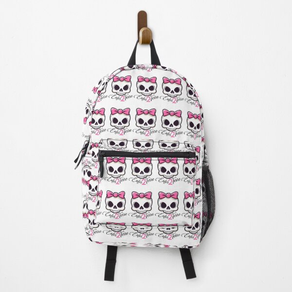 Item preview, Cute Skull with Pink Bow, Kawaii Skull Art, Girly Skull Design designed and sold by ObjCrea123.