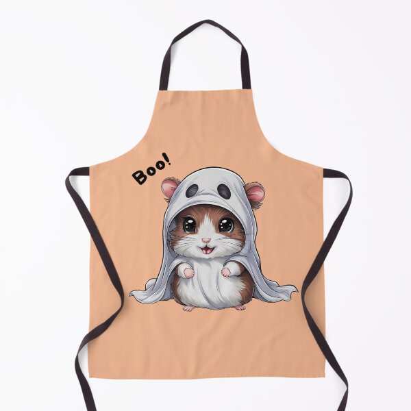 Item preview, A charming hamster dressed in a ghost costume designed and sold by NiRia Spot.