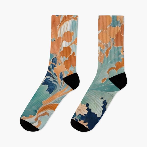 Item preview, Saffron and Sea Floral designed and sold by meggydesigns.