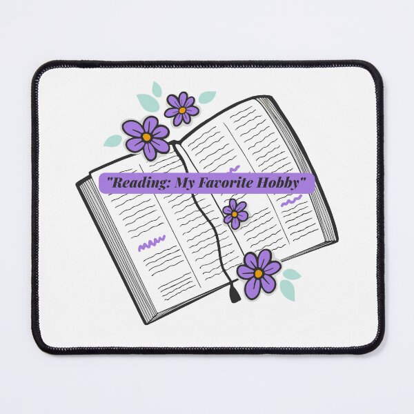 Item preview, Reading: My Favorite Hobby designed and sold by OlyaMolli.