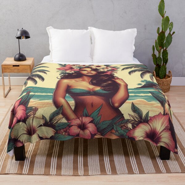Item preview, GODDESS OF THE TROPICS - Hibiscus Dream Goddess designed and sold by GoddessTropics.