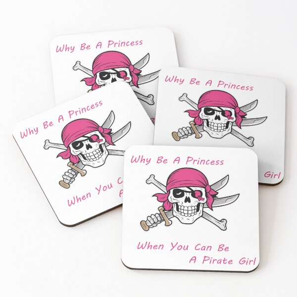 Item preview, Why Be A Princess When You Can Be A Pirate Girl designed and sold by RedCircleArt.