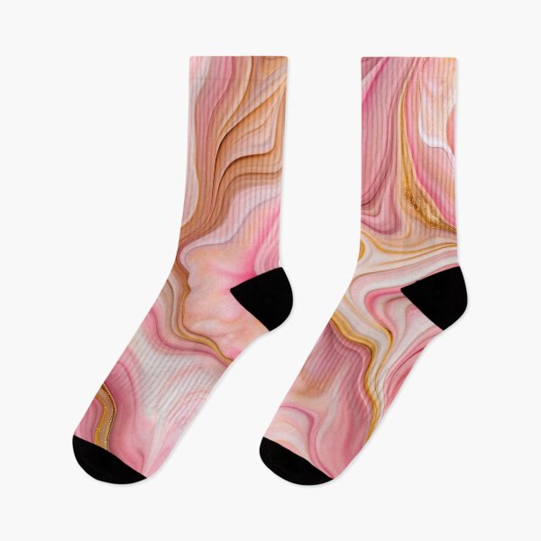 Item preview, PATTERN 08- PINK AND GOLD AGATE STONE MARBLED - Gift items and personal use / Gemstone, Marble, Velvet, Abstract, Geode,  Art designed and sold by LumDesignArt.