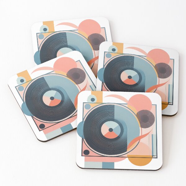 Item preview, Dj Turntable As Bauhaus Style Art  designed and sold by OzzFrequency.