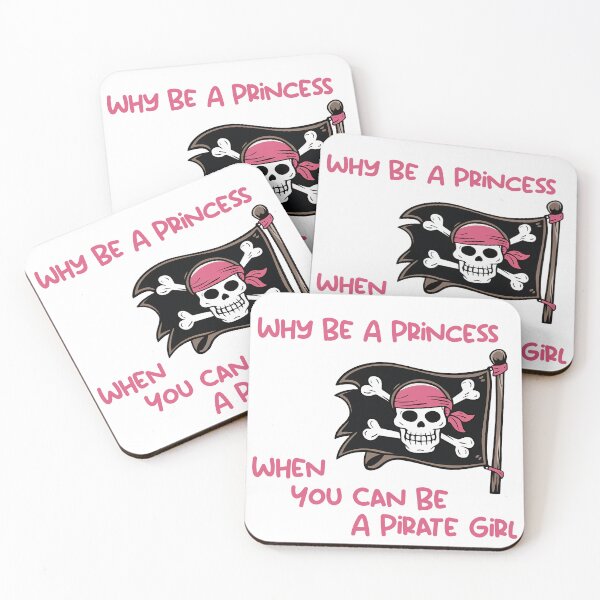 Item preview, Why Be A Princess When You Can Be A Pirate Girl designed and sold by RedCircleArt.