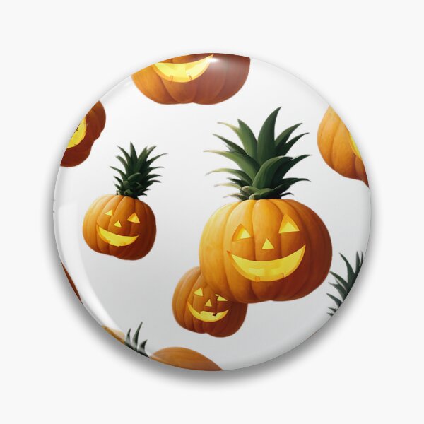 Item preview, Pineapple Jack O Lantern Pattern | White designed and sold by JLEmporium.