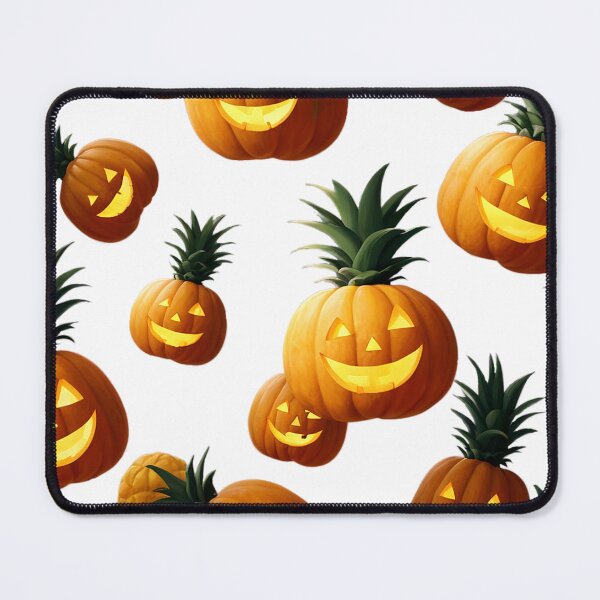 Item preview, Pineapple Jack O Lantern Pattern | White designed and sold by JLEmporium.