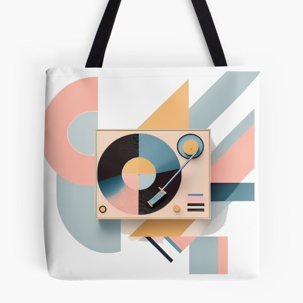 Item preview, Dj Turntable As Bauhaus Style Art  designed and sold by OzzFrequency.