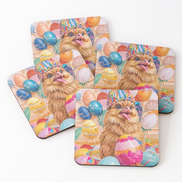 Item preview, Easter Egger Chicken with colorful eggs designed and sold by xsorbik.