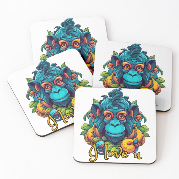 Item preview, Monkey love you designed and sold by Shop with shedo.