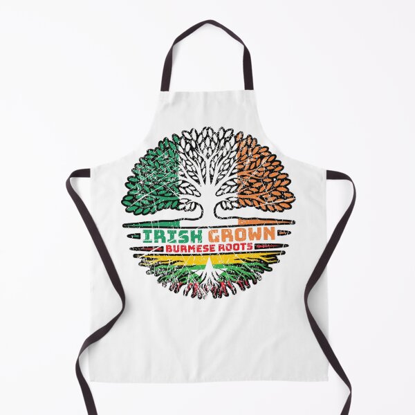 Item preview, Myanmar Burmese Irish Ireland Tree Roots Flag designed and sold by FlagX.