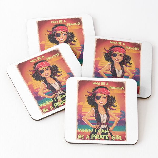 Item preview, Why Be A Princess When You Can Be A Pirate Girl designed and sold by RedCircleArt.