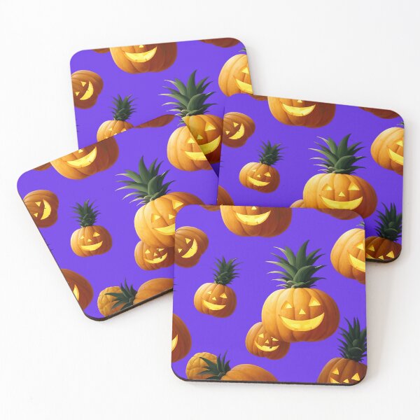 Item preview, Pineapple Jack O Lantern Pattern | Blue designed and sold by JLEmporium.