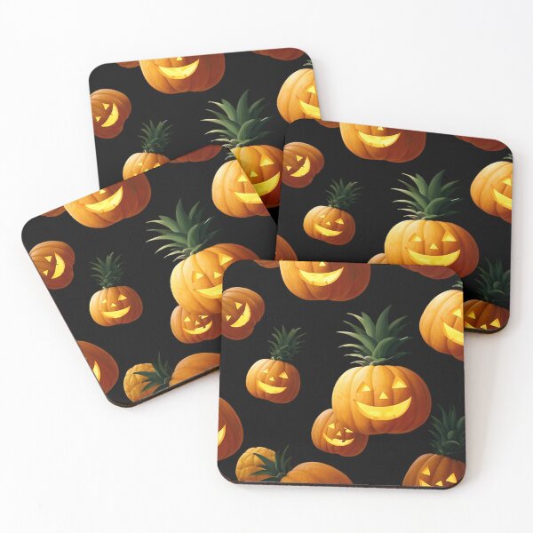 Item preview, Pineapple Jack O Lantern Pattern | Black designed and sold by JLEmporium.