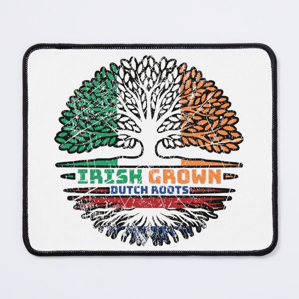 Item preview, Netherlands Dutch Irish Ireland Tree Roots Flag designed and sold by FlagX.