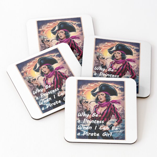 Item preview, Why Be A Princess When You Can Be A Pirate Girl designed and sold by RedCircleArt.