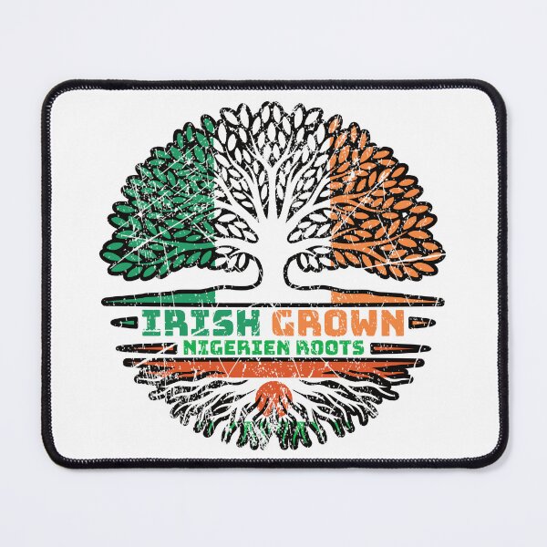 Item preview, Niger Nigerien Irish Ireland Tree Roots Flag designed and sold by FlagX.
