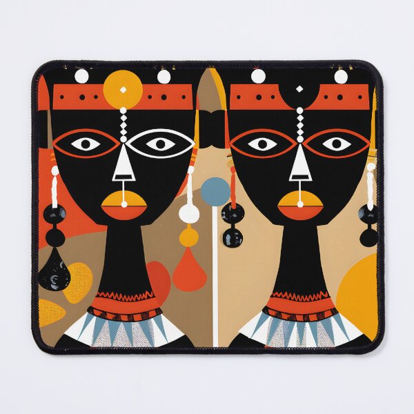 Item preview, Abstract African Art with Bold Colors and Patterns designed and sold by Artessie.
