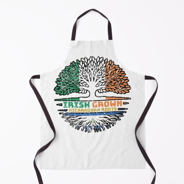 Item preview, Nicaragua Nicaraguan Irish Ireland Tree Roots Flag designed and sold by FlagX.