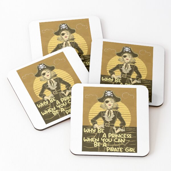 Item preview, Why Be A Princess When You Can Be A Pirate Girl designed and sold by RedCircleArt.