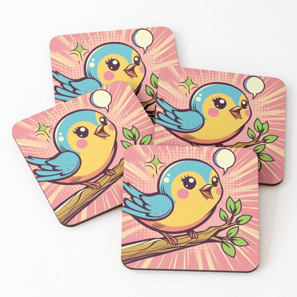 Item preview, Cheerful Bird Pop Art Style designed and sold by artofuniverse.