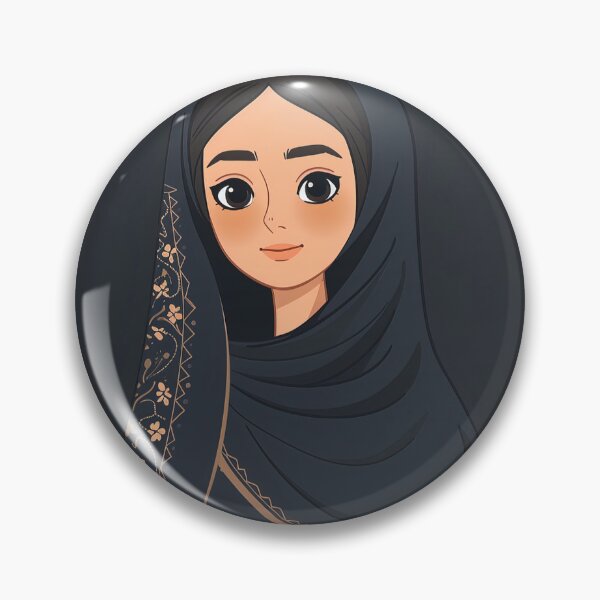 Item preview, Azerbaijani woman | Anime style designed and sold by ComicsFactory.
