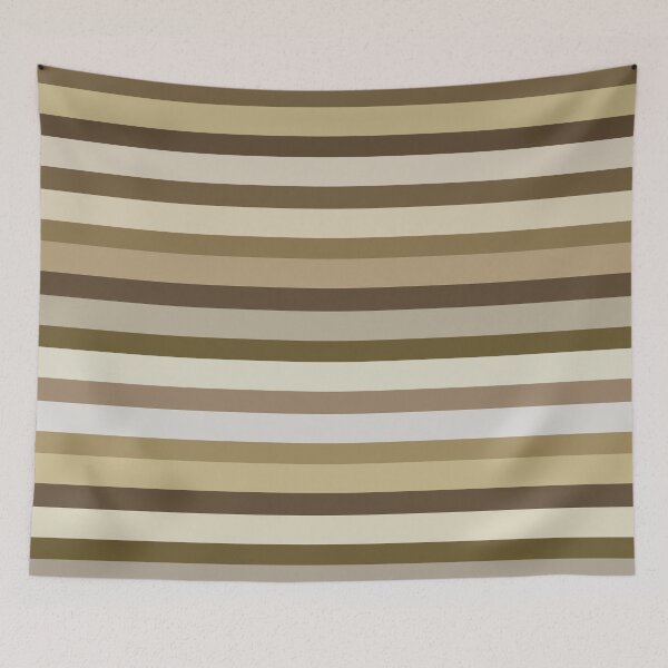 Item preview, Earth Tones Stripes Earthy Horizontal Lines Brown Beige Greige Tan 2 of 4 designed and sold by Beachy.