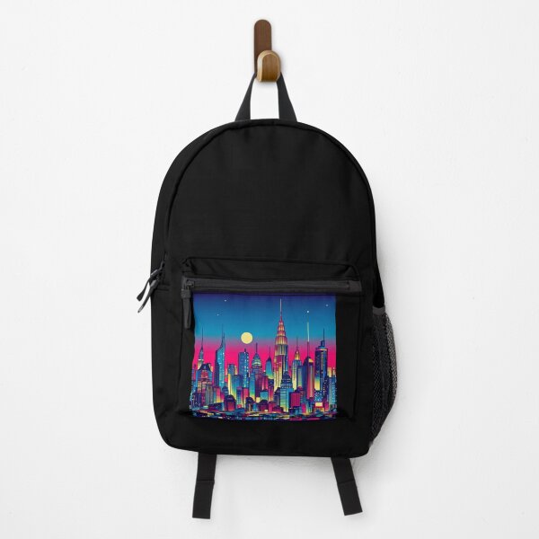 Item preview, Colorful City View Pop Art Style designed and sold by artofuniverse.