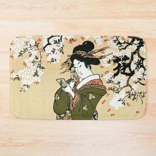 Item preview, Geisha on a cellphone. designed and sold by jamiestarr.