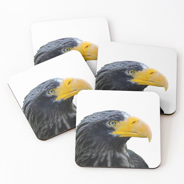 Item preview, White-tailed eagle portrait  designed and sold by CryptoLadyGabi.