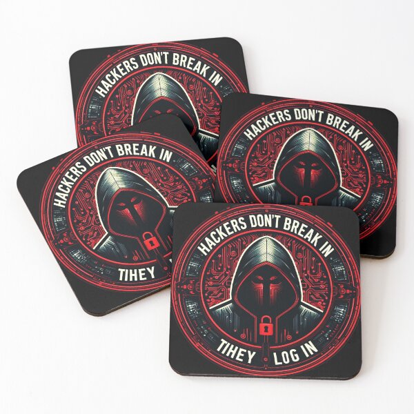 Item preview, Hackers Don't Break In They Login! designed and sold by Gnfree.