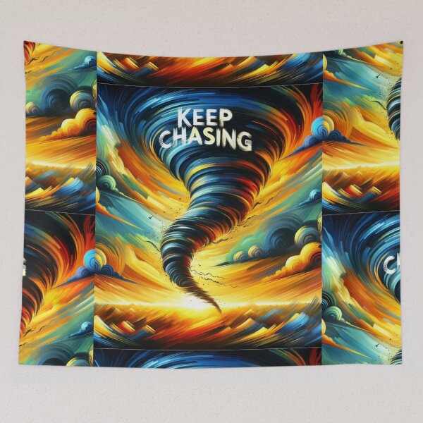 Item preview, Keep Chasing, Dramatic Tornado in the Night designed and sold by christopherda.
