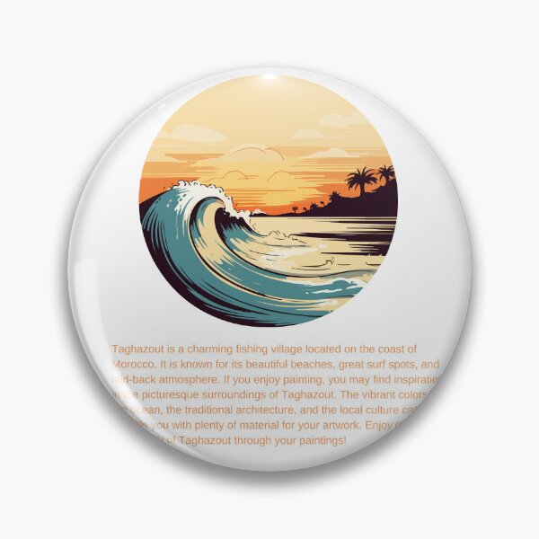 Item preview, taghazout surf  designed and sold by Luxury Gold & Dark Aesthetic Designs.