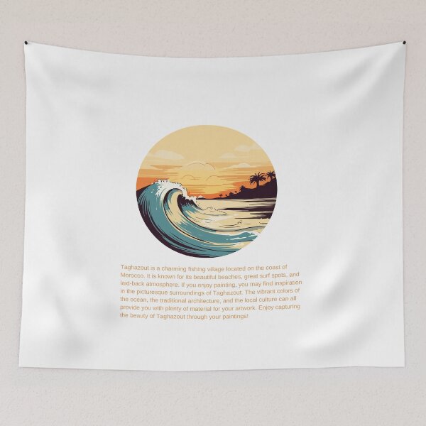 Item preview, taghazout surf  designed and sold by Luxury Gold & Dark Aesthetic Designs.