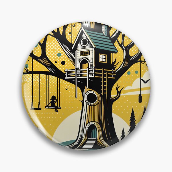 Item preview, Treehouse Pop Art Style designed and sold by artofuniverse.