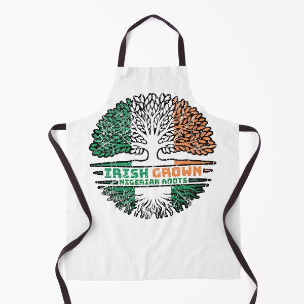 Item preview, Nigeria Nigerian Irish Ireland Tree Roots Flag designed and sold by FlagX.