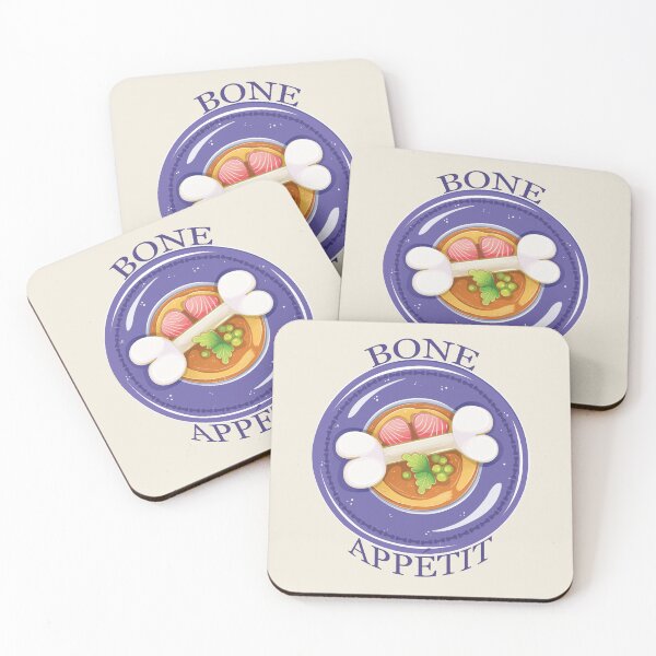 Item preview, Bone Appetit pet fine dining pun designed and sold by Angele Gougeon.