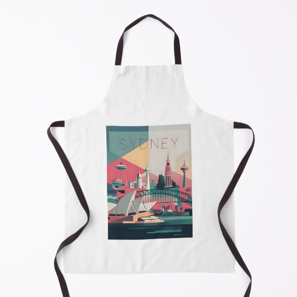 Item preview, Harbor Hues: A Retro Sydney Skyline designed and sold by DIUMERI.