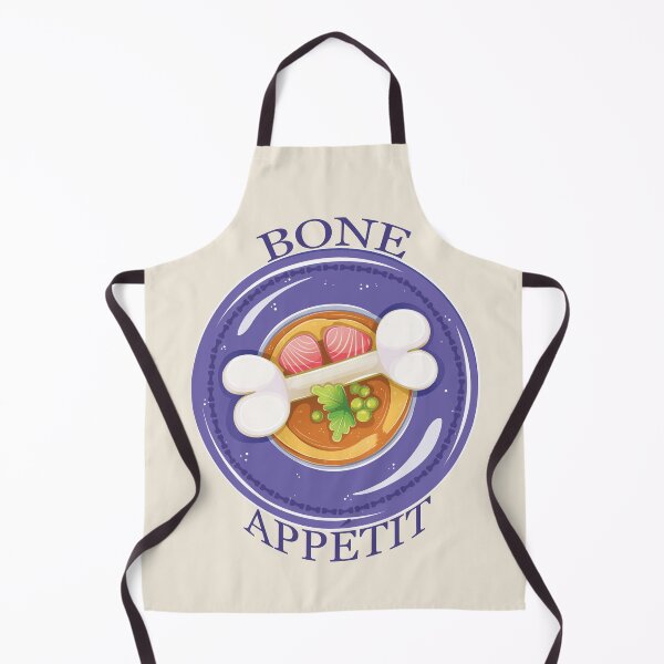 Item preview, Bone Appetit pet fine dining pun designed and sold by Angele Gougeon.