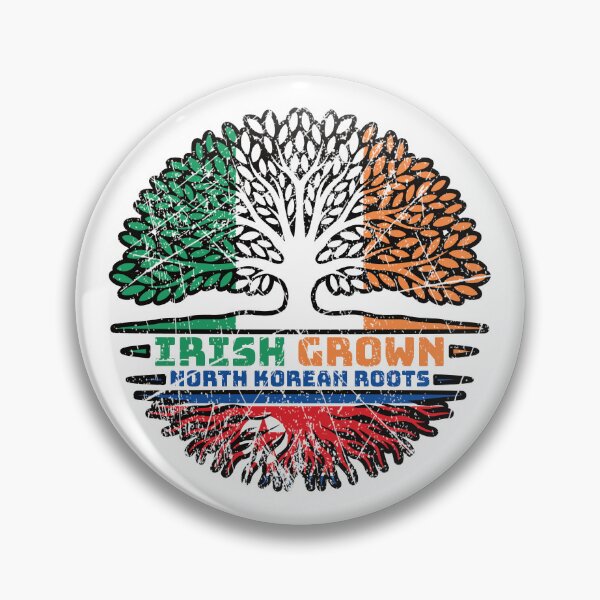 Item preview, North Korea North Korean Irish Ireland Tree Roots Flag designed and sold by FlagX.