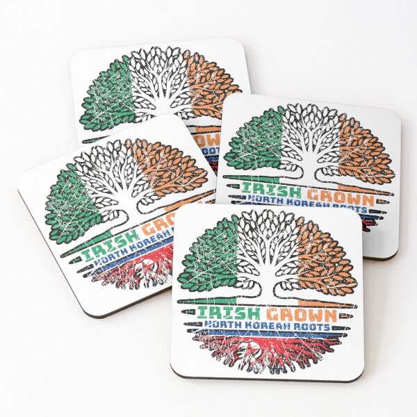 Item preview, North Korea North Korean Irish Ireland Tree Roots Flag designed and sold by FlagX.