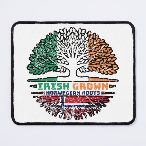 Item preview, Norway Norwegian Irish Ireland Tree Roots Flag designed and sold by FlagX.