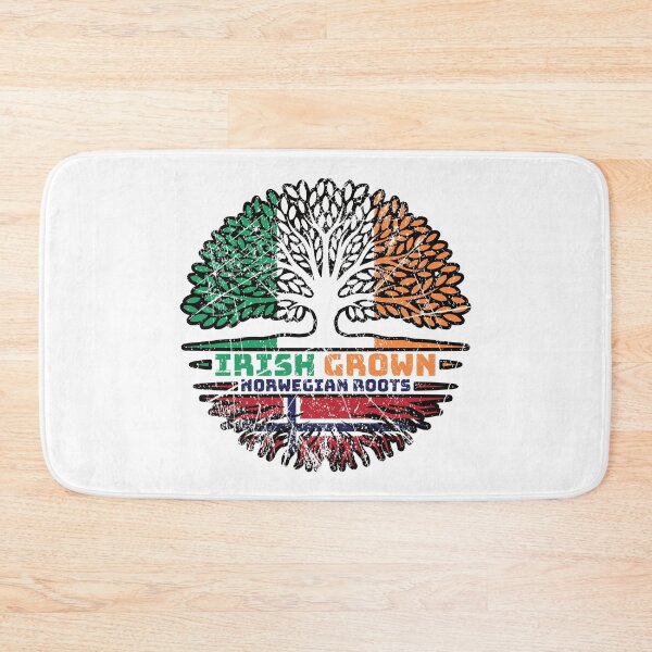 Item preview, Norway Norwegian Irish Ireland Tree Roots Flag designed and sold by FlagX.