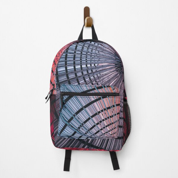 Item preview, Red & Blue Space Wave Time Warp designed and sold by AbstractLives.